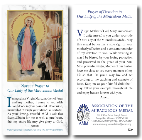Novena Prayer Leaflet