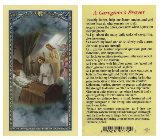 Caregiver's Prayer Card