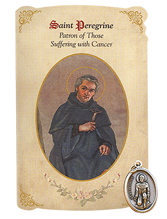 St. Peregrine Prayer Card
