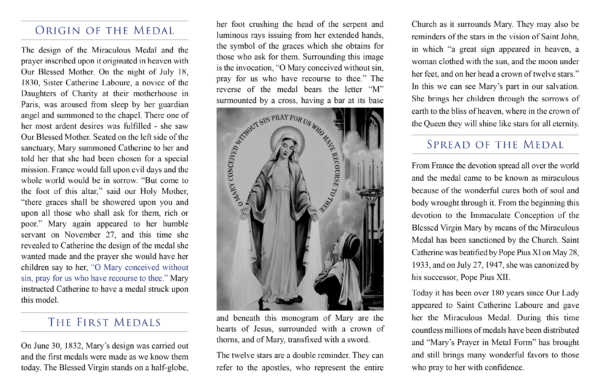Origin of the Miraculous Medal leaflets - Image 2