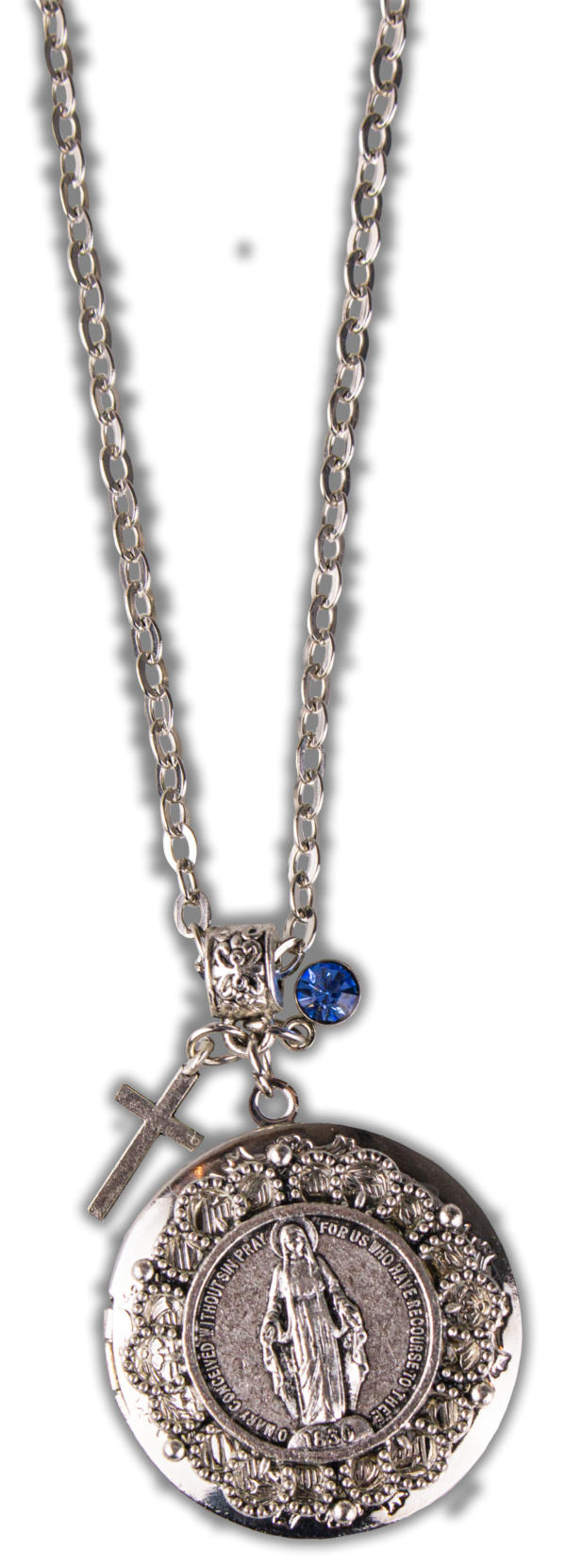 Relicario del Magníficat y la Medalla Milagrosa