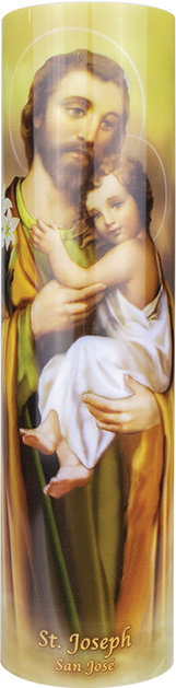 LED Saint Joseph Candle