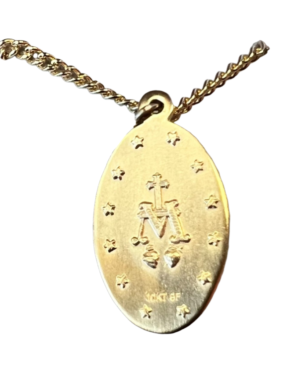 12k gold filled Miraculous Medal - Image 2