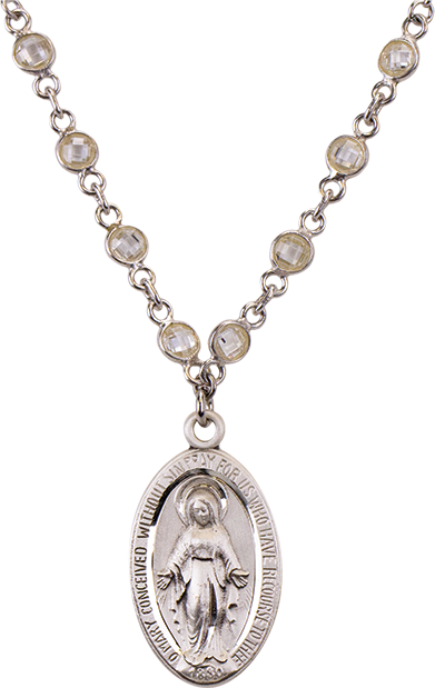 Medalla Milagrosa de plata esterlina