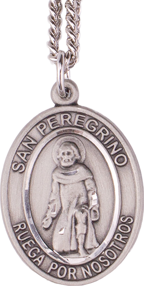 (Artículo en español) Medalla de San Peregrino