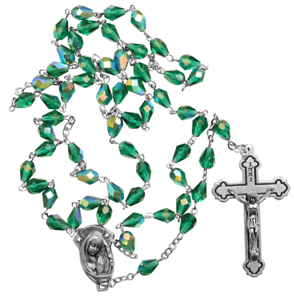 Green Aurora Borealis Rosary