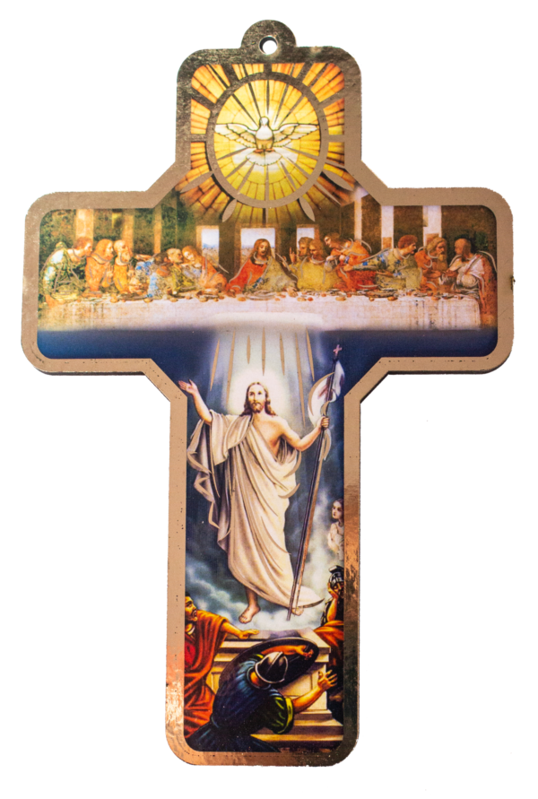 Cruz de madera de la Última Cena