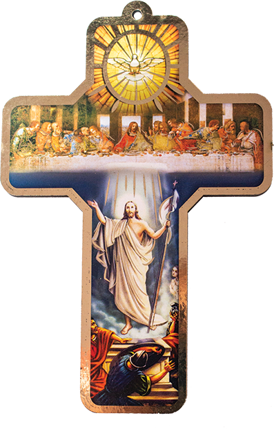 Cruz de madera de la Última Cena