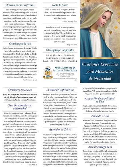 (Artículo en español) Oraciones para momentos de necesidad