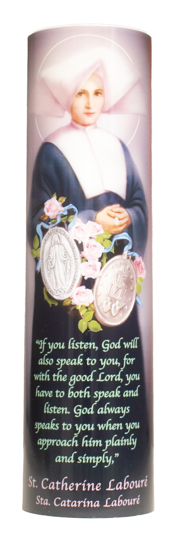 Saint Catherine Labouré LED Candle