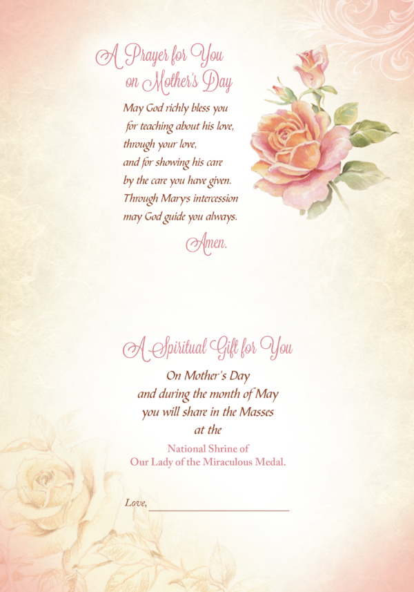Mother's Day Spiritual Remembrance Card - 2024 - Image 3