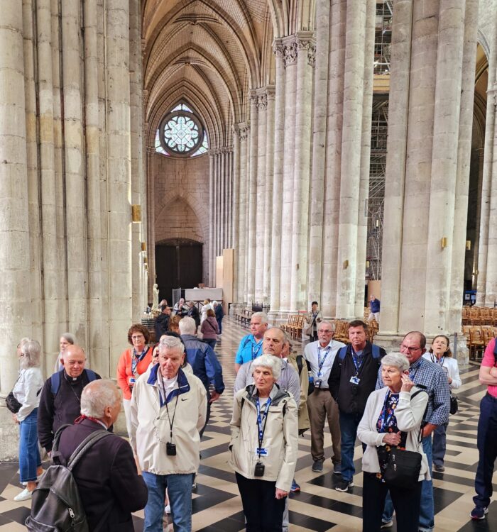 Pilgrims-Cathedral of Notre Dame d'Amiens