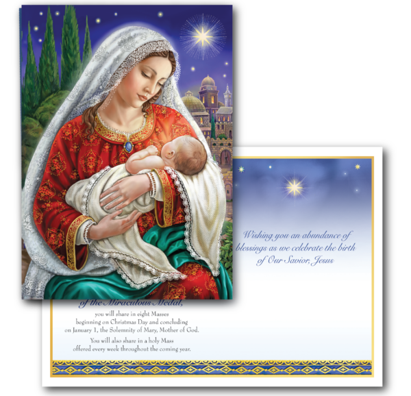Mother and Child Christmas Card- 2024