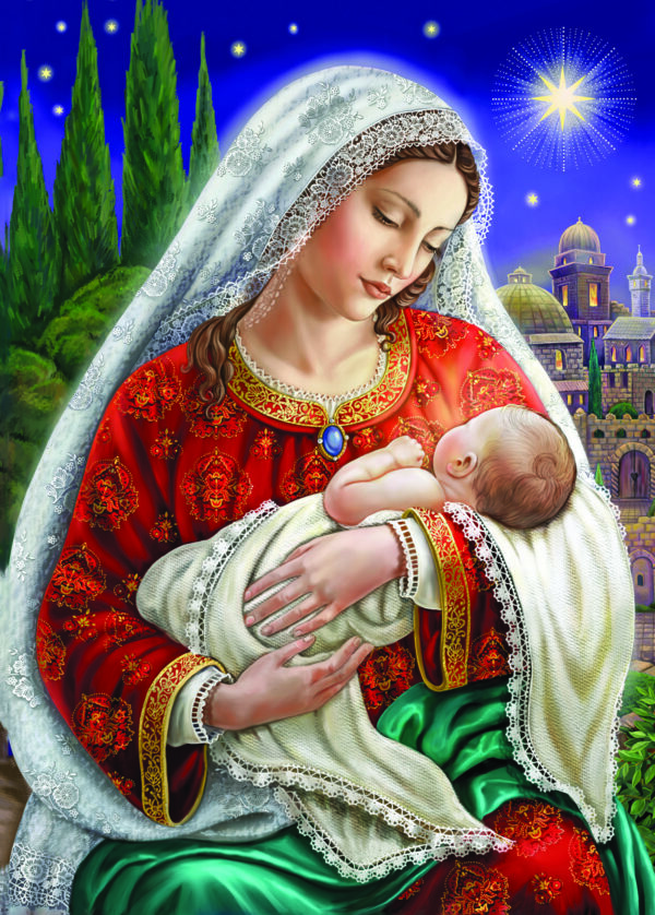 Mother and Child Christmas Card- 2024 - Image 2