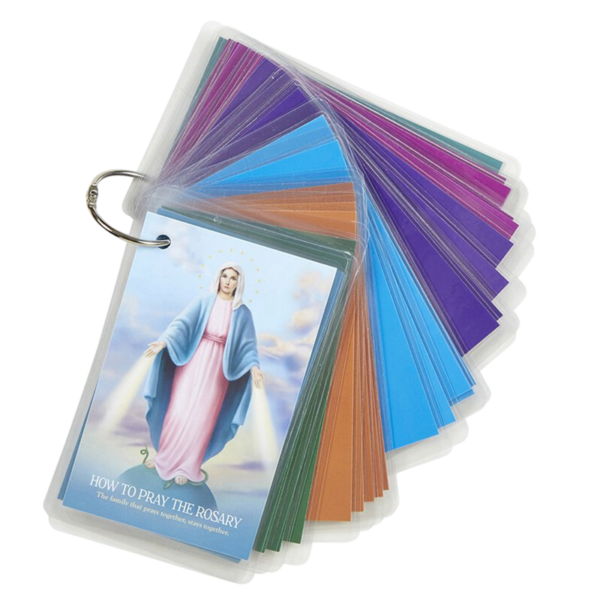 Rosary prayer Card Set