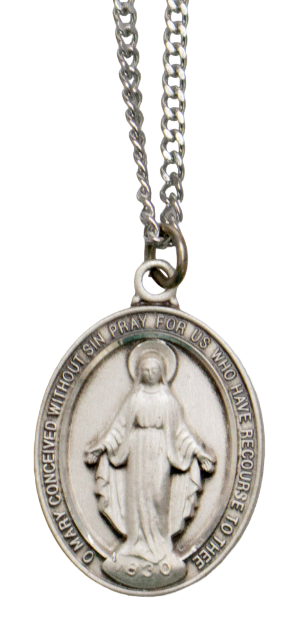 Medium Miraculous Medal and Chain