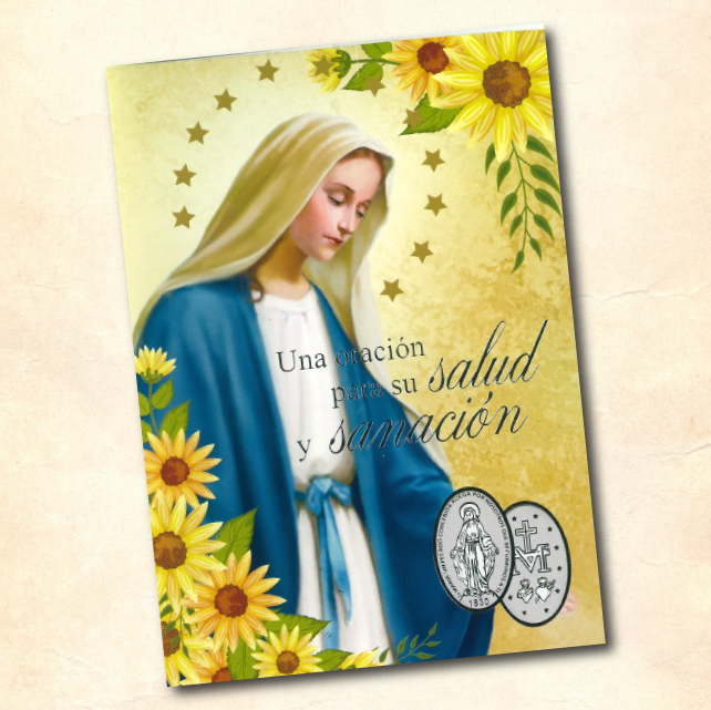 Tarjetas de misas y oración