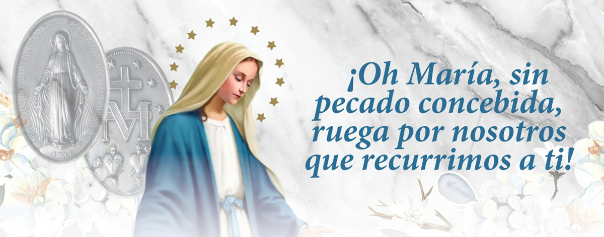 Confíe en las gracias de la Medalla Milagrosa.