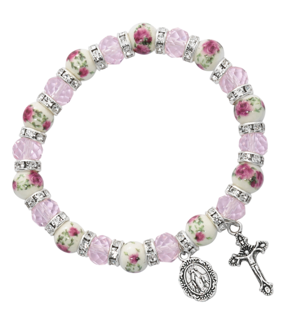 Pink and Ceramic Bracelet