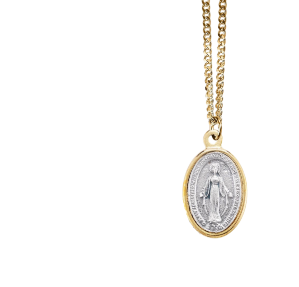 Medalla Milagrosa con borde dorado